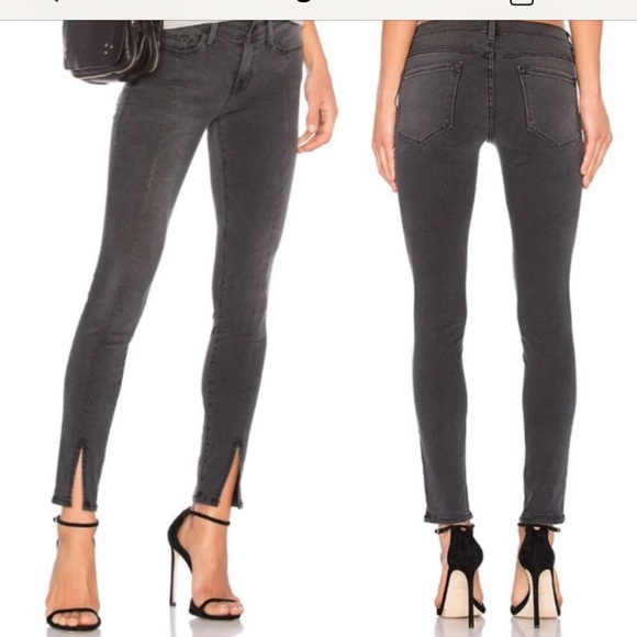 Frame Denim Denim - Frame Denim Le Skinny de Jeanne Film Noir Jeans